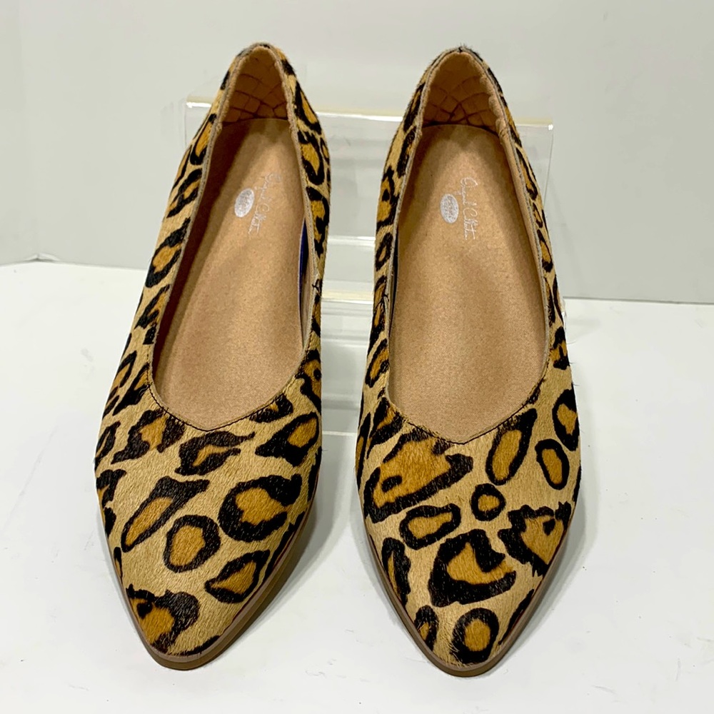Dr Scholl’s leopard flat size 9 Flair
